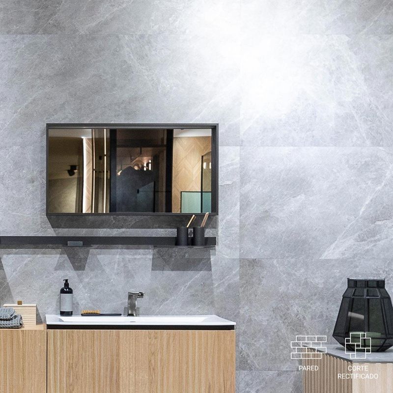 Mayólica Mystic Gris Mate - 59.6X150 cm - 2.68 m2-1758002049551