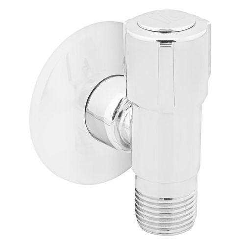 Llave Angular Para Tubo De Abasto - Plateado