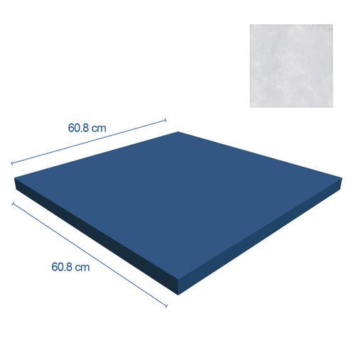 Porcelanato Arkety Perla Mate - 60.8X60.8 cm - 1.85 m2