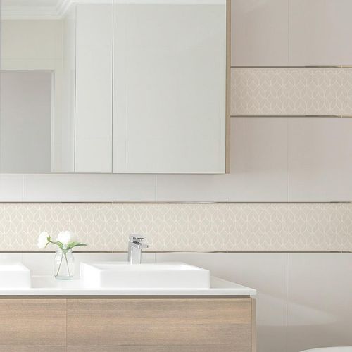 Listelo Sofia Beige Mate - 45X15 cm - 1 pza