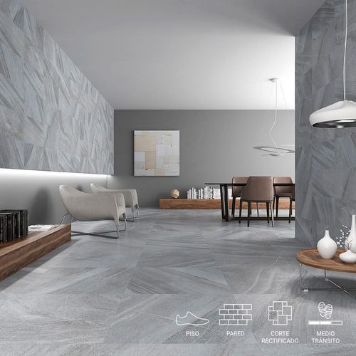 Porcelanato Clark Gris Mate - 60X60 cm - 1.44 m2