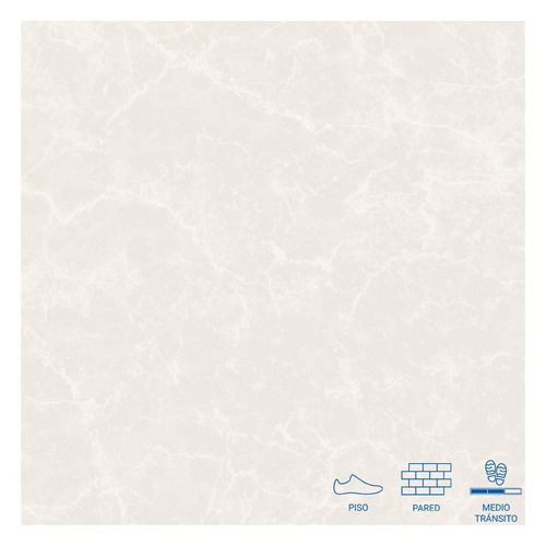 Piso Diamantina II Marmolizado Hueso - 60 x 60 cm - 1.80 m2