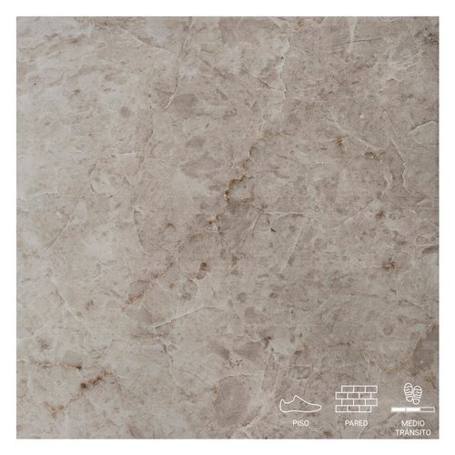 Piso Silex II Marmolizado Gris BR - 60 x 60 cm - 1.80 m2