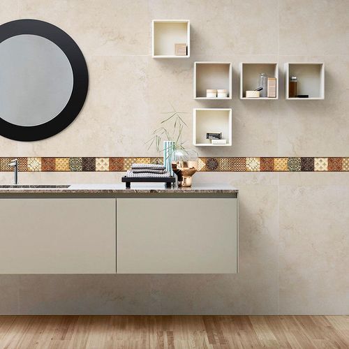 Listelo Marruecos Beige Mate - 3X45 cm - 1 pza