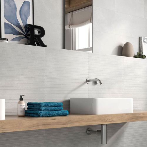 Mayólica Arkety Rlv Gris Mate - 25X50 cm - 2.00 m2