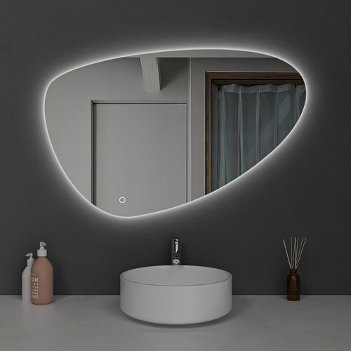Espejo Laurence Led Gota Para Baño