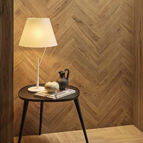 Porcelanato Playbrick Intense Oak Mate - 5.3X30 cm - 0.54 m2