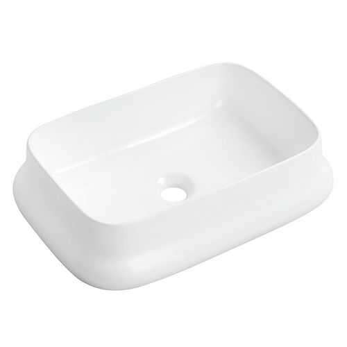 Bowl Golden Bath Cristina Redondo Blanco Bril. - 53.5x38x13.5 (Inc. Desague Push Cerámico)