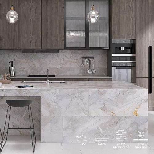 Gres Porcelánico Nizza MRM Abitare XL Grey - 58 x 118 cm - 1.38 m2