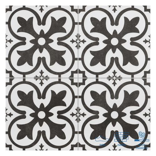 Gres Porcelánico Boulevard Negro Mate - 45X45 cm - 1.42 m2