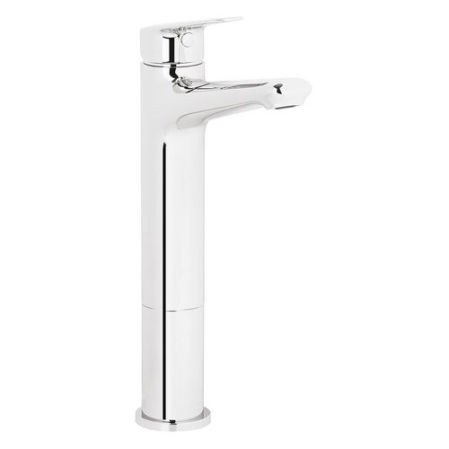 Monocomando Camelia Para Lavatorio Pico Alto - Plateado