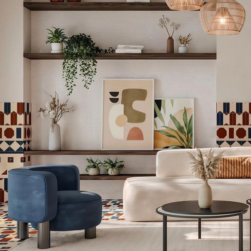 Porcelanato Trilica White Mate - 32x100 - 1.28 m2