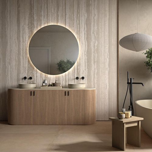 Porcelanato Travertino Beige Semi Pulido - 60X120 cm - 2.88 m2