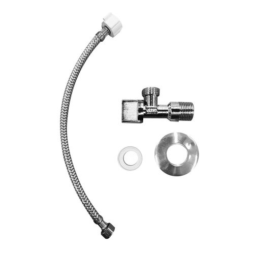Llave Metusa Angular C/Tubo De Abasto 1/2" X 7/8" Para Inodoro