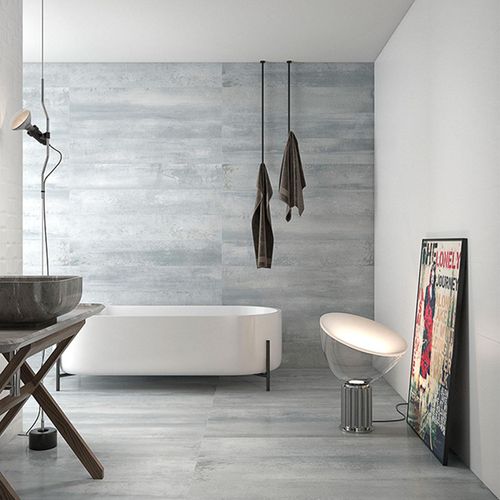 Mayólica Geotiles Blanco Mate Rect. 30X90 Caja 1.35 M2