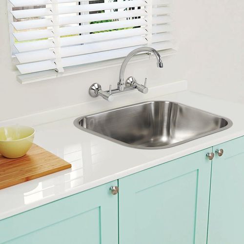 Mezcladora Mares Bali Cromo Pico L A La Pared P/Lavadero