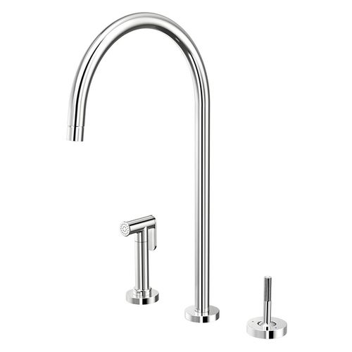 Monocomando Mix Match Joystick Para Cocina - Plateado