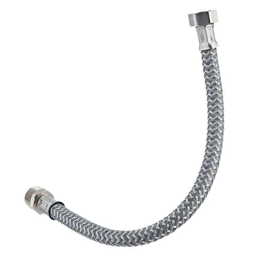 Tubo Metusa Trenzado De Aluminio Reforzado De 1/2 X 1/2 X 40 Cmts. M - H