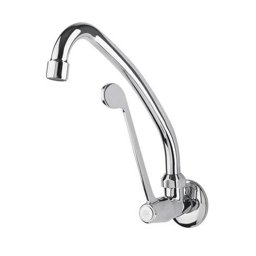 Llave Clinica Para Lavadero Pared - Plateado