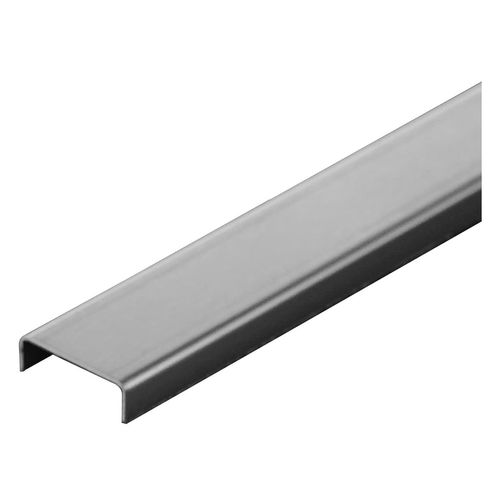 Listelo Rodoplast Decorativo Mate Acero Inoxidable 25Mm X 2.40M