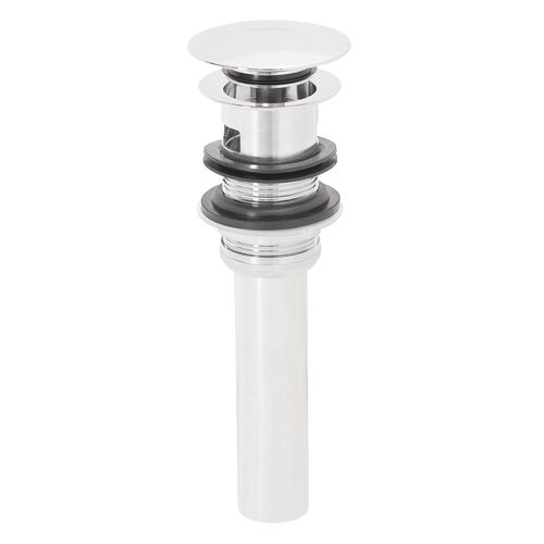 Desagüe Push Con Rebose Cromado