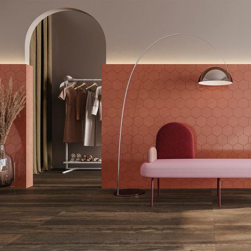 Porcelanato Travertino Moka Brown Natural - 80 x 160 cm - 1.28 m2