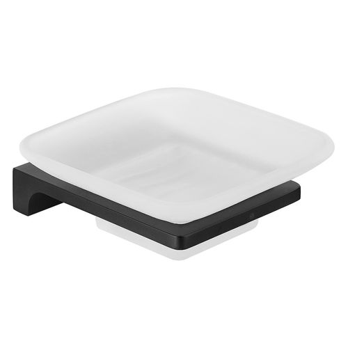 Jabonera Atlanta Para Baño - Negro