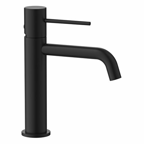 Monocomando Slimer Pico Bajo Para Lavatorio - Negro