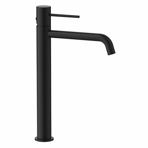 Monocomando Slimer Pico Alto Para Lavatorio - Negro