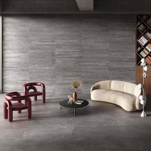 Porcelanato Re Play Cassaforma 3D Gris Mate - 60X120 cm - 1.44 m2