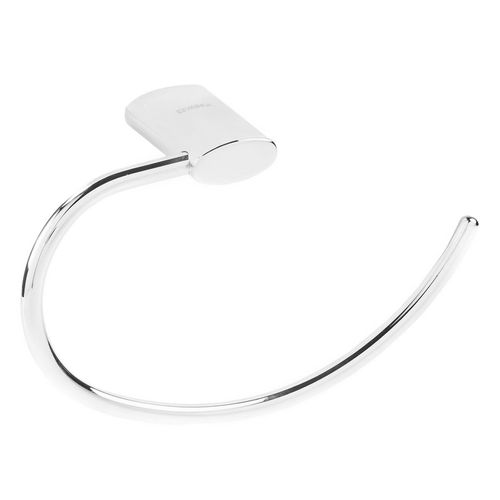 Toallero Oval Para Baño Cromado