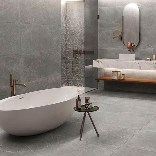 Porcelanato Bluemix Soft Gris Mate - 60X120 cm - 1.44 m2