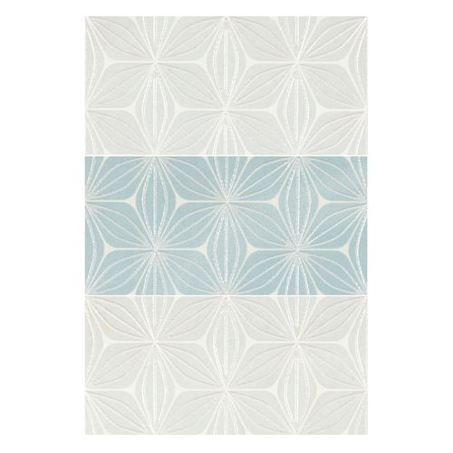 Listelo Olivia Atrani Brick Fiori 15X7.5 Juego De 3 Pzas
