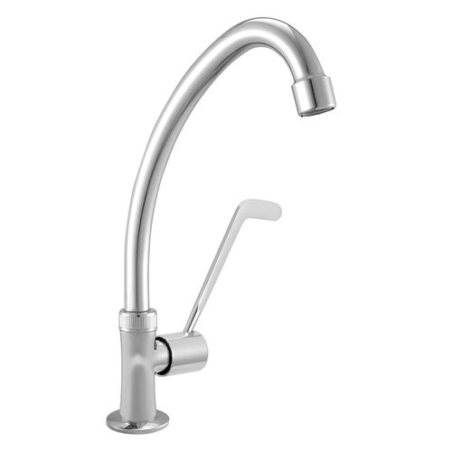 Llave Leva Pico L Para Lavadero - Plateado