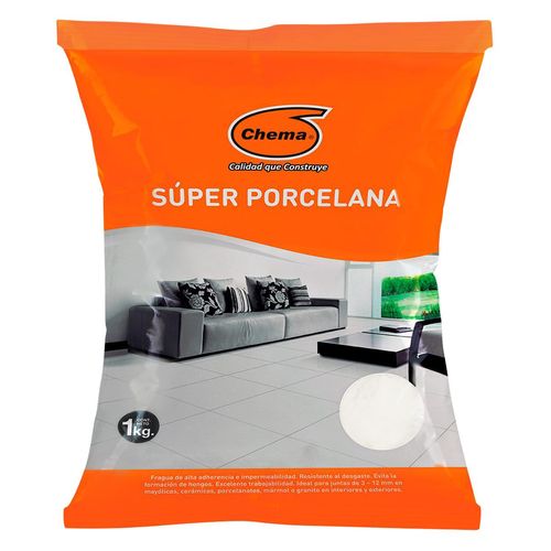Porcelana Chema Super White Bone Bolsa X 1 Kg