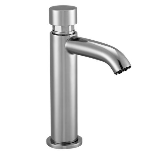 Llave Especializada Cromo P/Lavat.Temp.Minim.Baja C/Aereador Anti Vandalico Va8