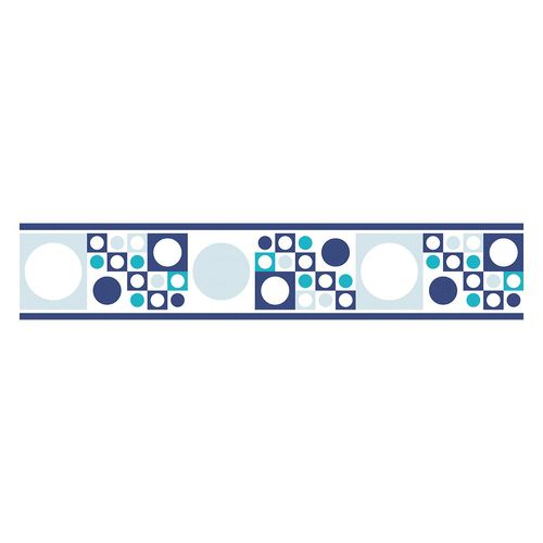 Listelo Celima Rash Azul HD - 8.6 x 45 cm