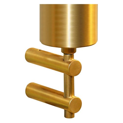 Dispensador De Jabón Para Baño T Collection Cepillado - Dorado