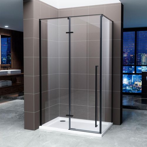 Puerta Para Ducha Lyon - Negro