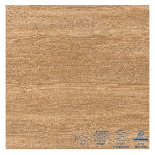 Porcelanato Dudley Marrón Claro Mad RF - 60 x 60 cm - 1.44 m2