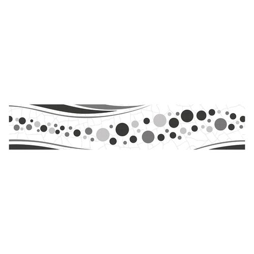 Listelo Caribe Sand Negro HD - 8.6 x 45 cm