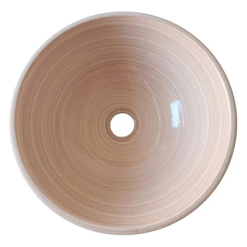 Bowl Elíptica Tela Para Sobreponer - Beige