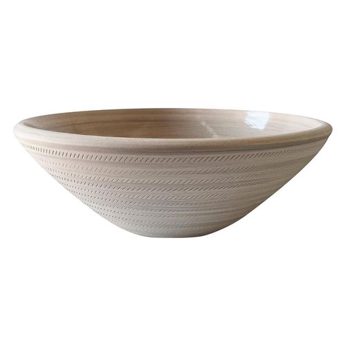 Bowl Elíptica Panal Para Sobreponer - Gris