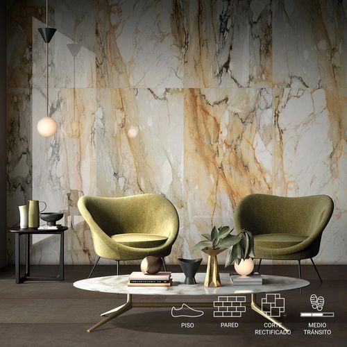 Porcelanato Cal Blanco Pulido - 90X180 cm - 1.62 m2