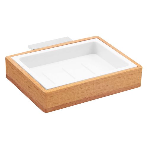 Jabonera Natura Para Baño - Marrón