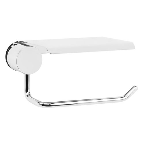Porta Rollo Round Para Baño - Acero