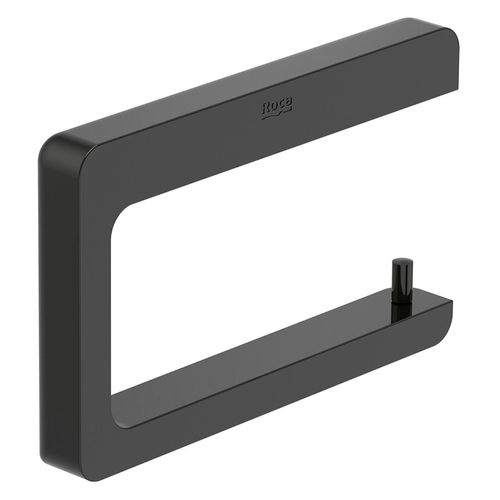 Porta Rollo Tempo Para Baño - Negro