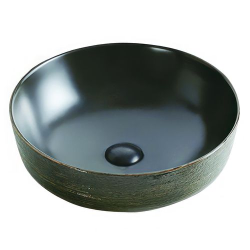 Bowl Danna Redondo Para Sobreponer - Negro