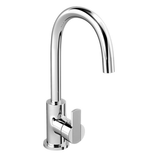 Monocomando Buzios Para Cocina - Plateado