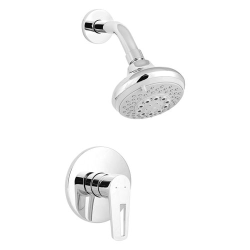 Monocomando Tempra Para Ducha - Plateado
